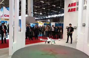 巴黎國際軍警展，中國無人機向世界展示反恐利器
